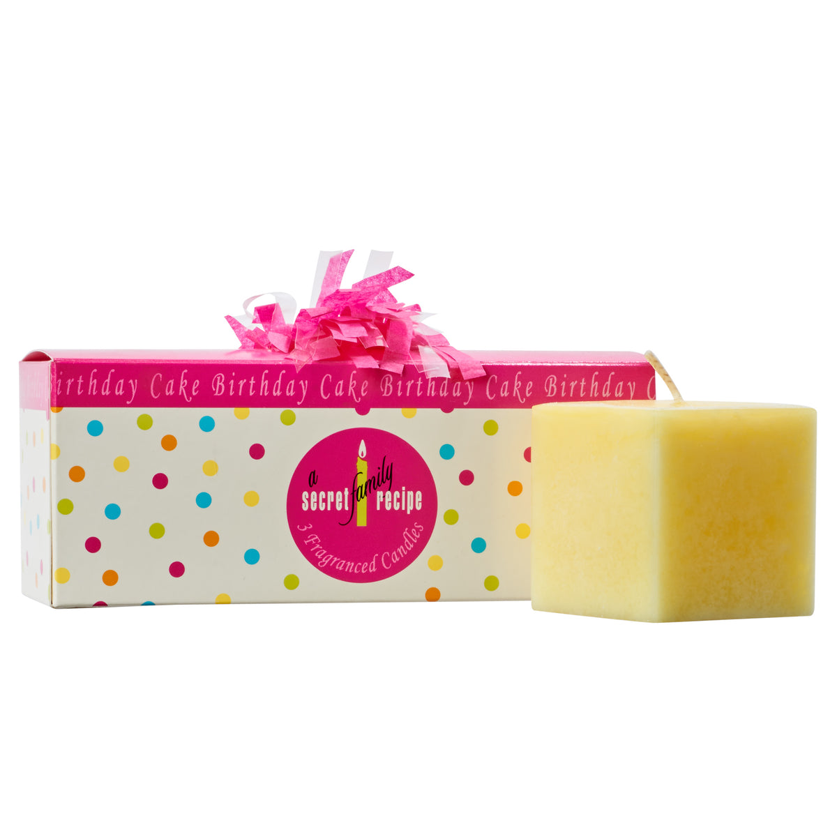 Birthday Cake Votive Gift Set Allure Candles & Home Fragrance